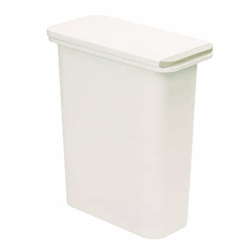 ゴミ箱 中フタ付き 21L パッキン付き ホワイト