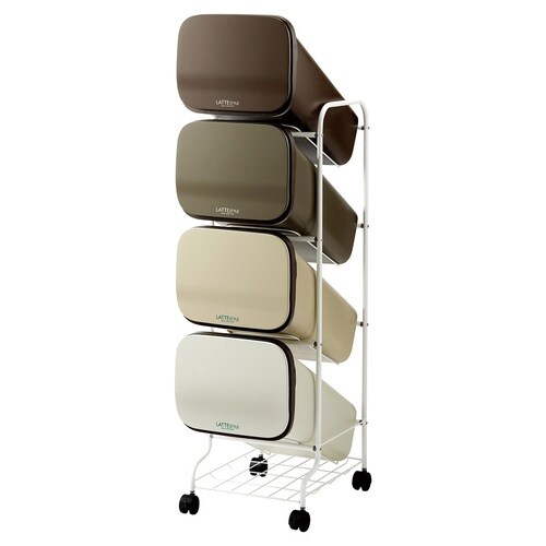 ゴミ箱 4段 Nラテスタイル