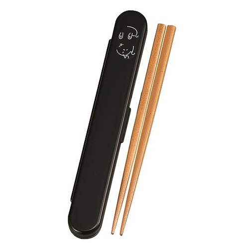 箸&箸箱セット 箸 箸箱 ねこたち 豆ねこ黒