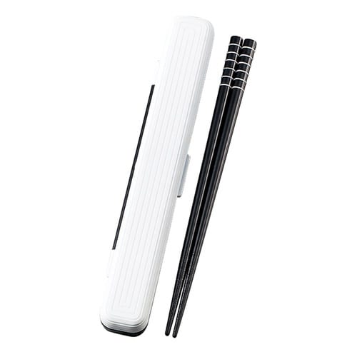 箸&箸箱セット 箸 箸箱 LUNCH ホワイト