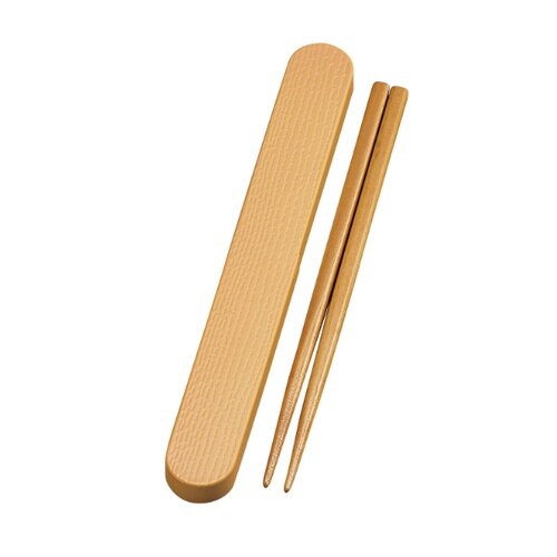 箸箱セット 18cm 箸 箸箱 ベージュ