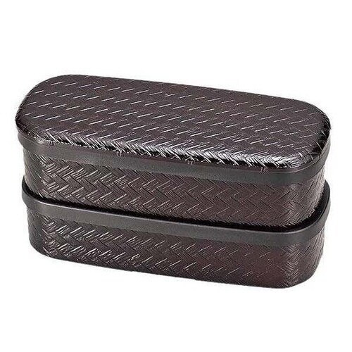 お弁当箱 2段 HAKOYA あじろ二段弁当 溜