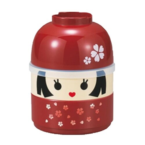 お弁当箱 2段 お椀付き こけし弁当 ハナコ
