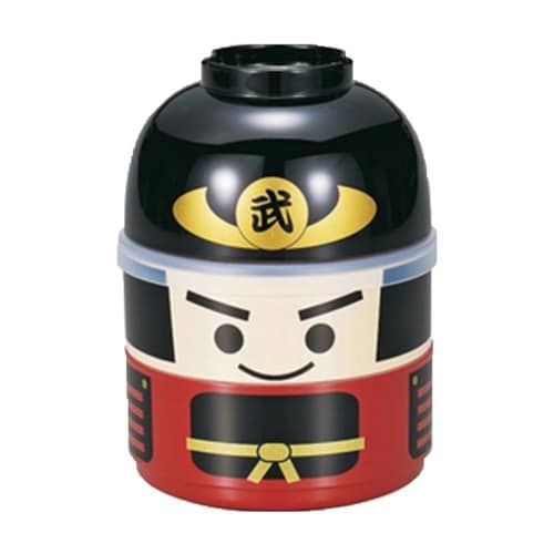 お弁当箱 2段 お椀付き こけし弁当 武士
