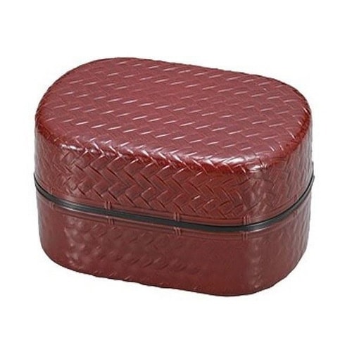 お弁当箱 2段 HAKOYA あじろ 赤溜