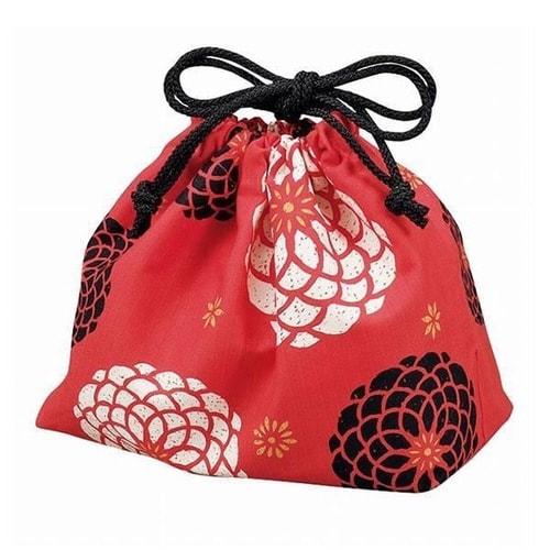 お弁当袋 HAKOYA 百華 巾着袋 赤