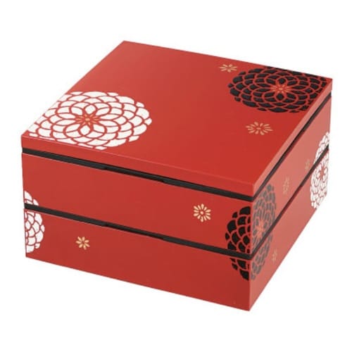 重箱 弁当箱 2段 2800ml 2人 3人 赤