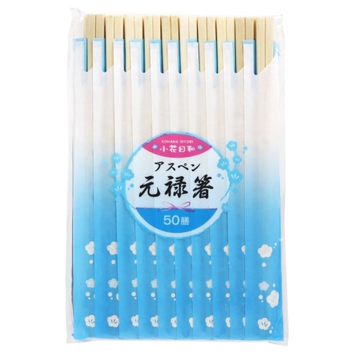 割り箸 小花日和アスペン元禄箸 50膳