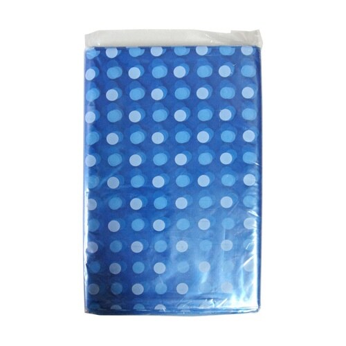水玉ポリ風呂敷 ブルー 10枚入