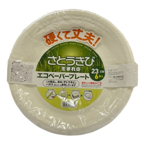 紙皿 使い捨て 23cm 6枚入