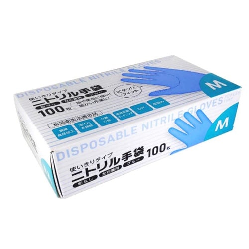 手袋 ニトリル手袋 100枚 M 掃除