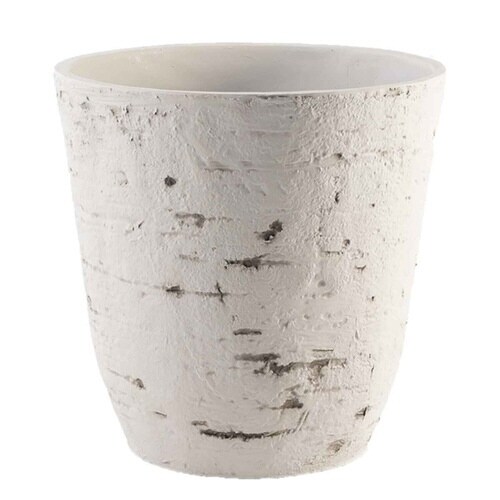 プランター FR円錐ポットホワイトストーン S