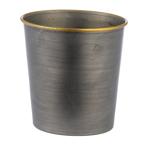 プランター MC円錐ポット グレーゴールド