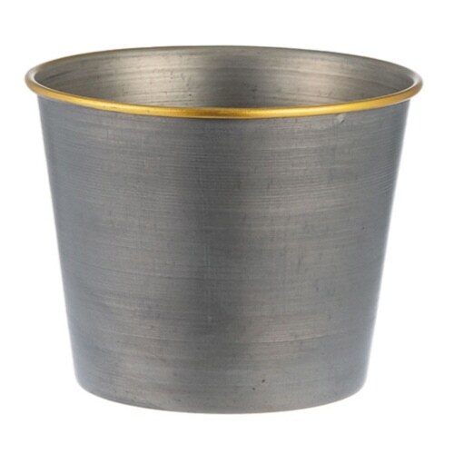 プランター MC円錐ポット グレーゴールド