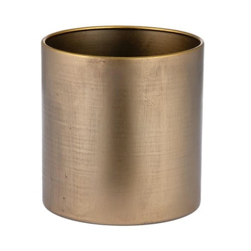 プランター MC円柱ベース アンティークゴールド