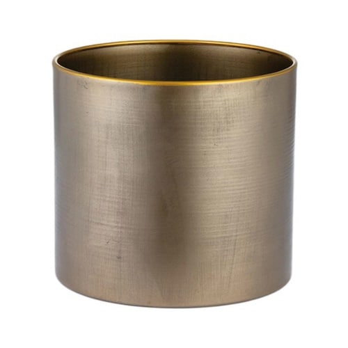 プランター MC円柱ベース アンティークゴールド