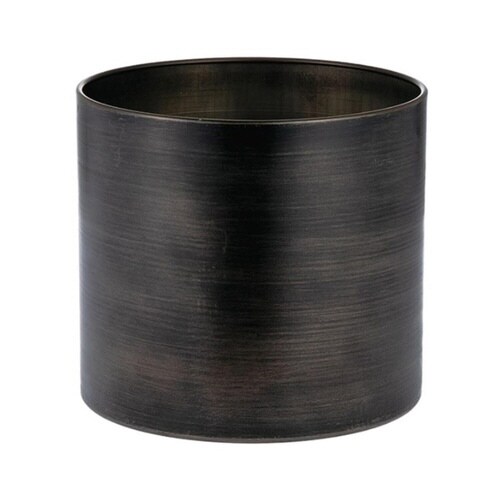 プランター MC円柱ベース ダークブラック