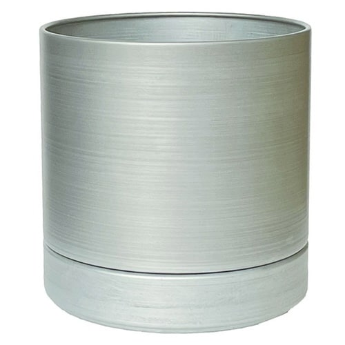 植木鉢 MC円柱メタルECOポット アイアンマット