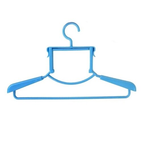 洗濯ハンガー ハイネックハンガー ブルー