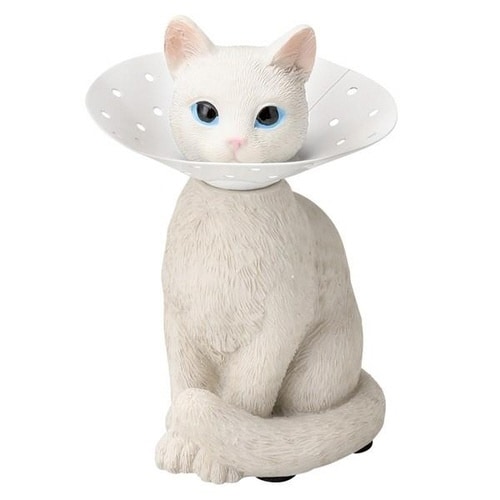 アクセサリースタンド ピアスホルダー 猫 白ネコ