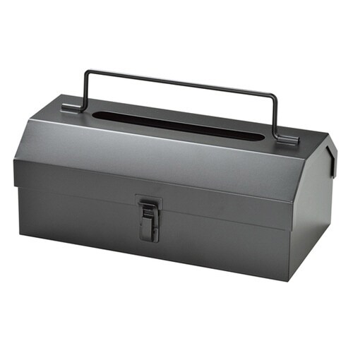 ティッシュボックス ツールボックス ブラック