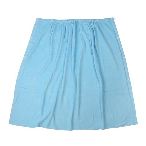 巻きタオル 100×120cm ブルー