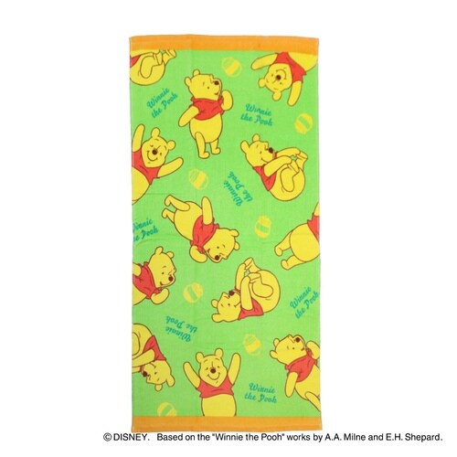 バスタオル スリム フィアレス プーさん