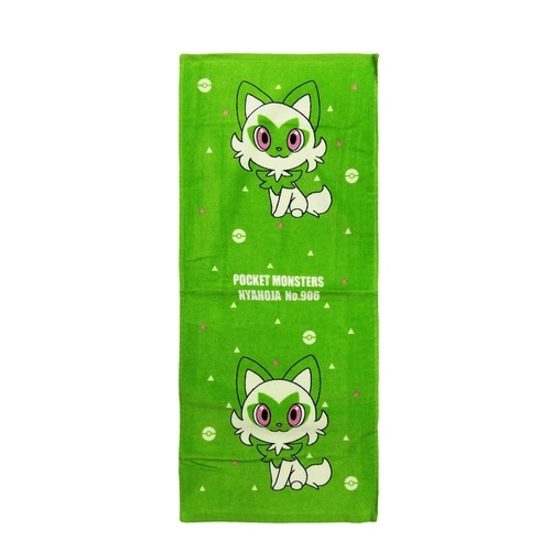 フェイスタオル ポケモン 34×80cm ニャオハ