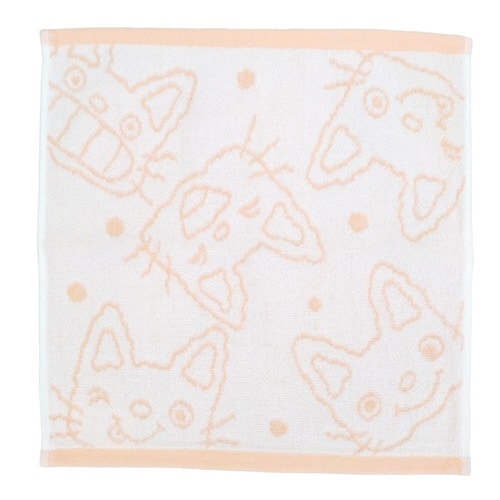 ハンドタオル 絵本 キャラクター 無撚糸 ノンタン