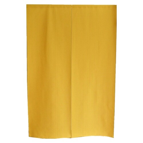 のれん パリエ 85×150cm 防炎 マスタード