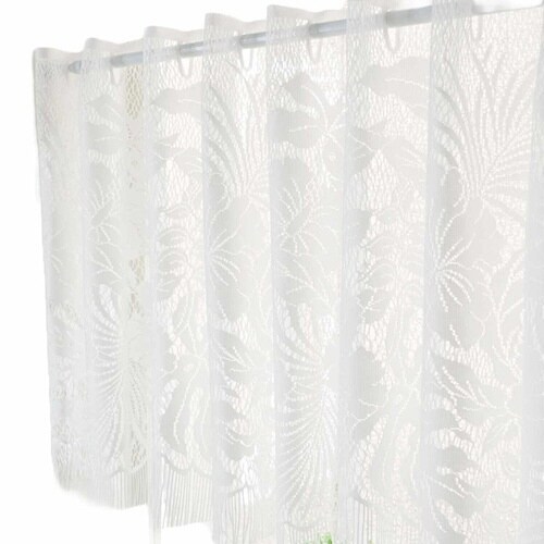 レースカーテン カフェカーテン ホワイト