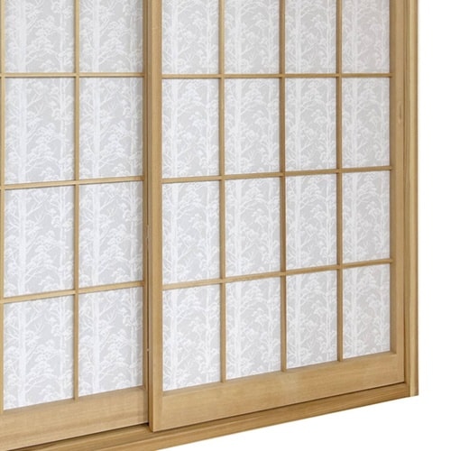 障子紙 障子に貼るレース 森林