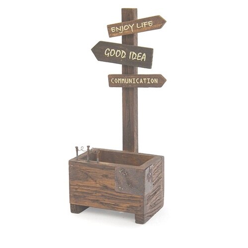 プランター 木製 ミニ3アローサインプランター