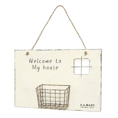 プランター 壁掛け プラポケットサイン ホワイト