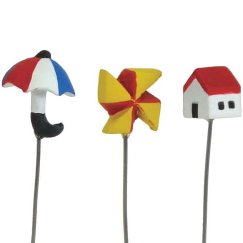 ガーデンピック ミニピック 傘 風車 ハウス