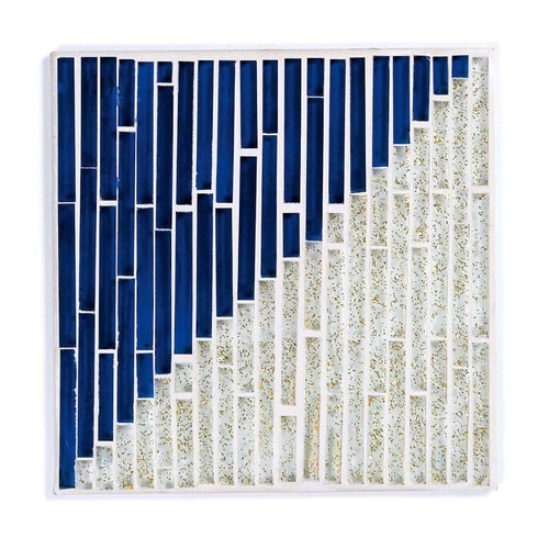 ガラスプレート 20×20cm モザイク SA