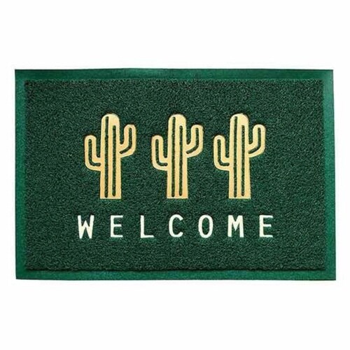 玄関マット 40×60cm 屋外 屋内 カクタス