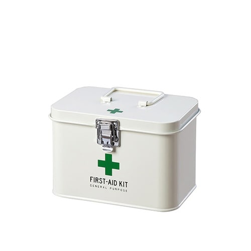 救急箱 収納ボックス Sサイズ 薬 アイボリー