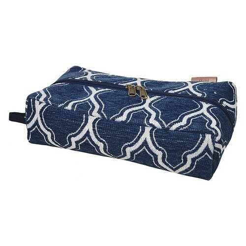 ティッシュケース 布 ティッシュカバー ネイビー