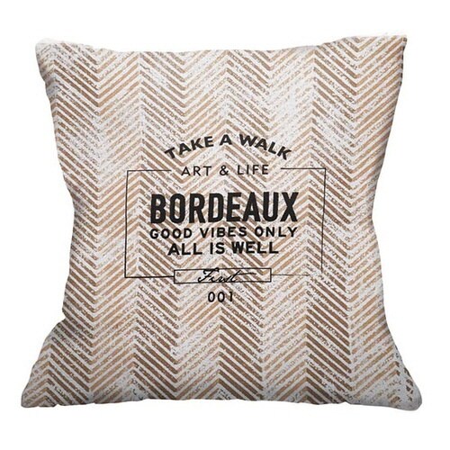 クッションカバー 45×45cm ブラウン