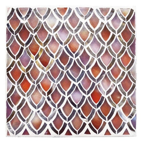 ガラスプレート 20×20cm ルミエール RUB