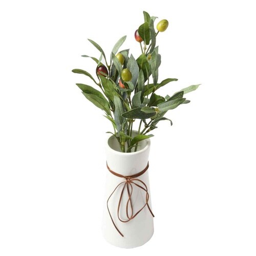 フェイクグリーン オリーブ ロングポット