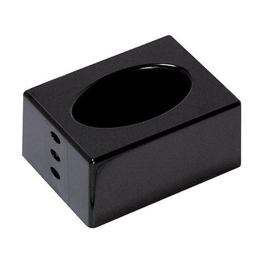 ポケットティッシュケース ブラック