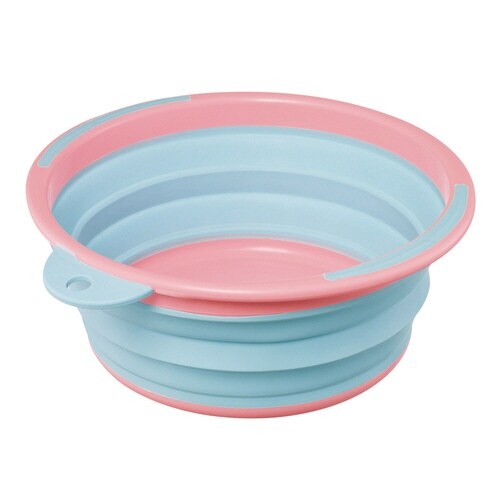 バケツ 折りたたみ 12L ソフトタブ ブルー