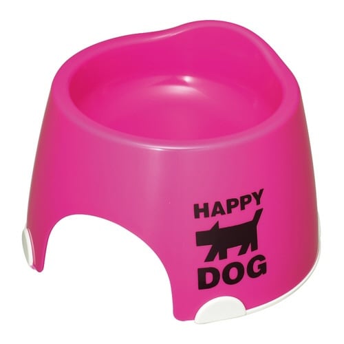 フードボウル すべり止め付き 小型犬専用 ピンク