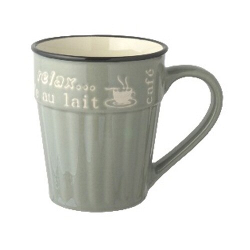 マグカップ 380ml enjoy グレー