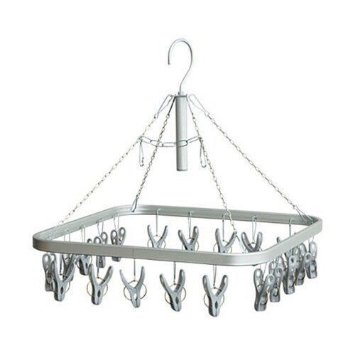 洗濯ハンガー 軽量アルミハンガー 角ハンガー