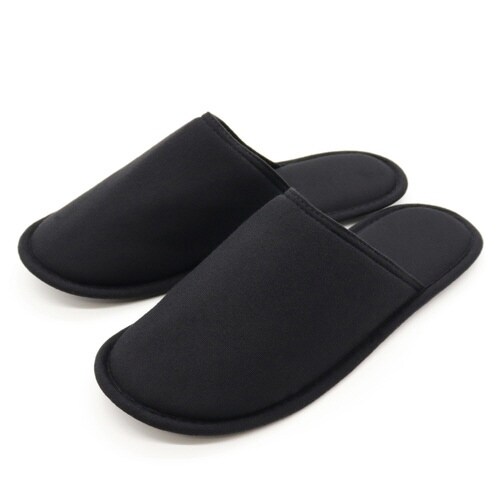 洗えるスリッパ 25cmから26.5cm ブラック