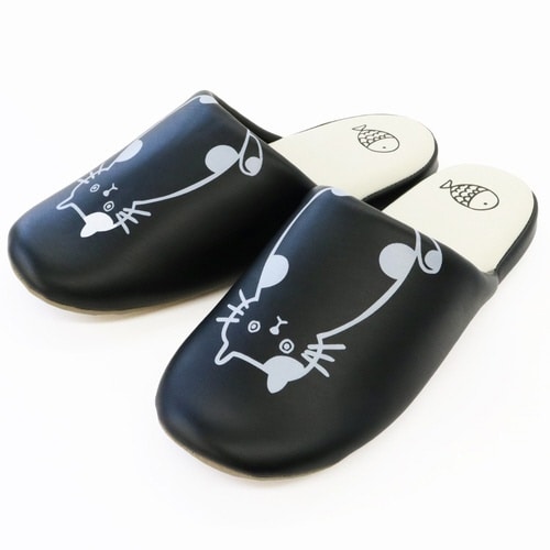 スリッパ トイレ 拭けるトイレスリッパ ブラック