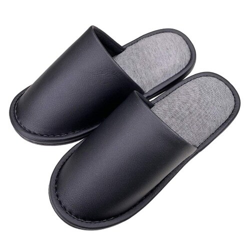 スリッパ L 25から27.5cm 抗菌 ブラック